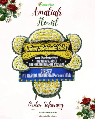 Papan Bunga Duka di Wonosari